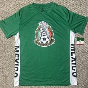 Mexico Selección Nacional De México Soccer Jersey Mens L Green Football NWT